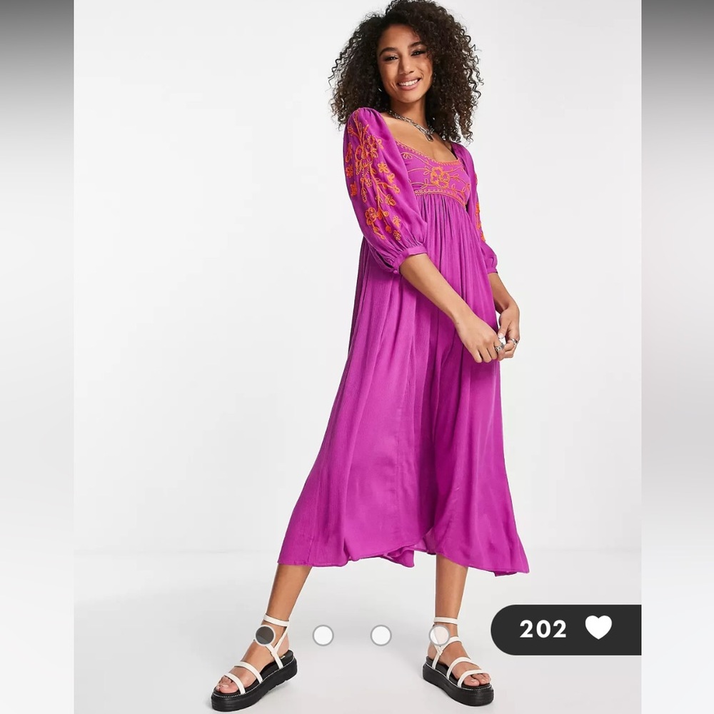 NWT Free People Wedgewood Maxi Dress